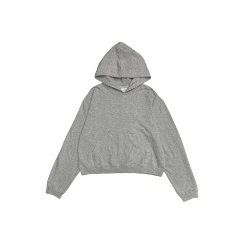Undermycar SS25 Fxxking Логотип Играть Свет Cropped Hoodie Melange Свитшот Мужской