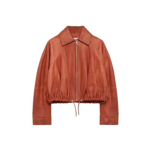 LOEWE FW25 Кожа Куртка Женская