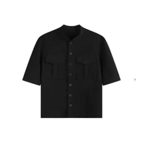 SLIGHT VOGUE Черная унисекс рубашка