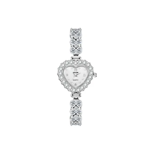 LIBER AEDON Наручные часы Кварцевый механизм Белый циферблат Женские часы