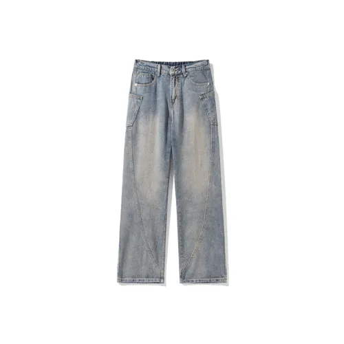 ELCORO Синие Унисекс Джинсы