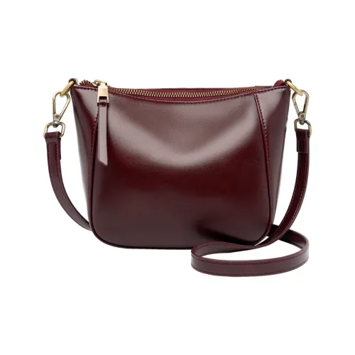 ZOOLER Сумка через плечо из коровьей кожи сумка на плечо обычная женская цвет вино абрикос