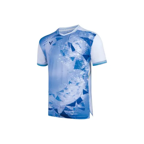 Victor T Рубашка Унисекс Синий Цветок