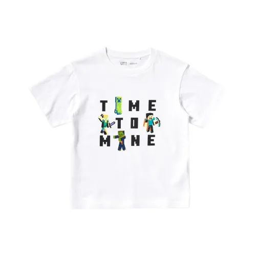 UNIQLO X Minecraft рубашка для детей в возрасте 3-7 лет
