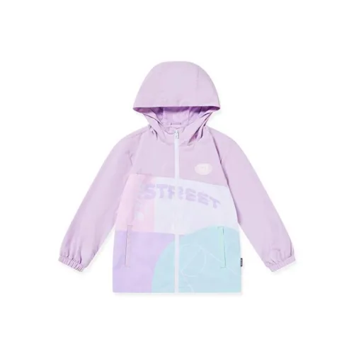 QIAODAN Детский топ Прозрачный фиолетовый Подростки