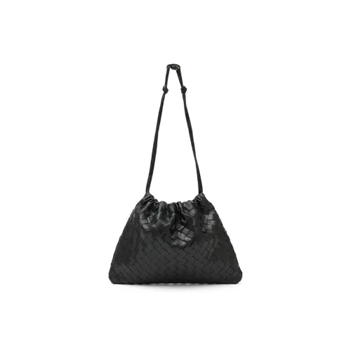 COCOEVA Sheepskin Сумка через плечо Женская Черная Бордовая