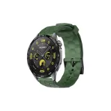 [Армейский зеленый] Футбол Узор Силиконовый Ремешок