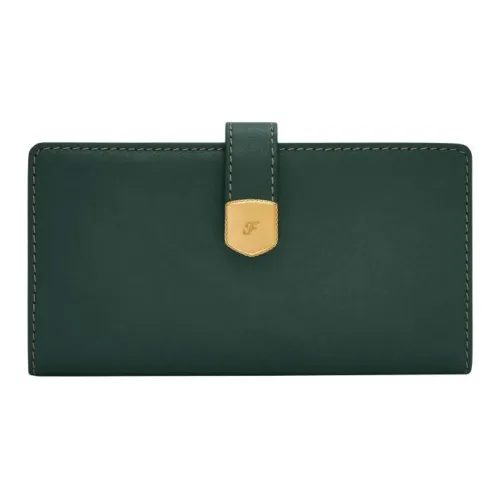 FOSSIL Кожа Кошелек Женские Темно-зеленый
