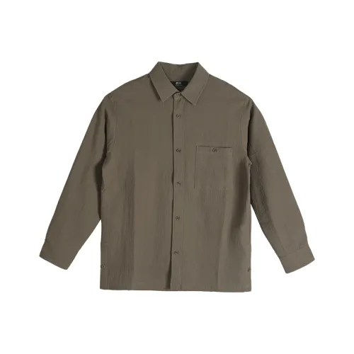 PUSH HZC Коричневый Мужская Рубашка