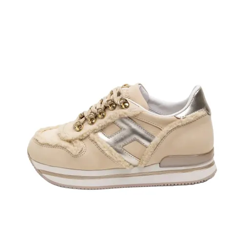 HOGAN Низкий Топ Повседневная Обувь Женская Бежевая