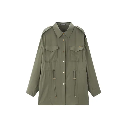 PEACEBIRD Board Серо-коричневый Женское короткое пальто