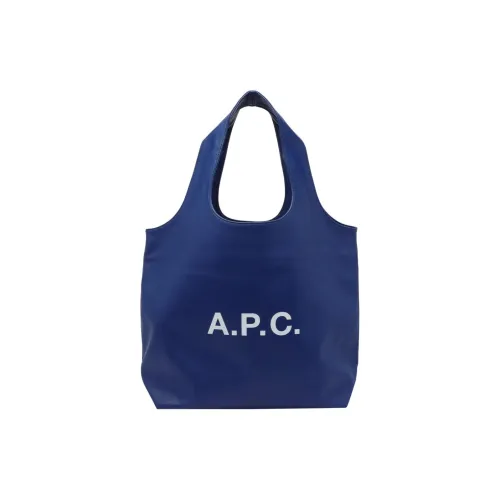 A.P.C Ninon Полиуретан Тоут Сумка Сумка для покупок Сумка Женская Синяя