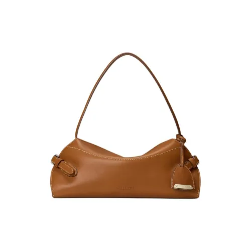 Ralph Lauren Collection Коровья кожа Сумка через плечо Маленькая Женская Золотая