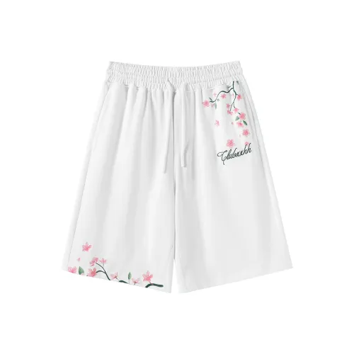 Clubxxhh Белые Унисекс Повседневные шорты