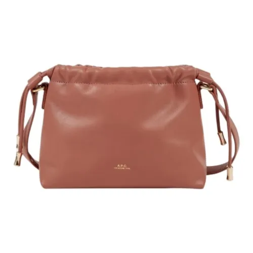 A.P.C Ninon ПУ (полиуретан) Сумка через плечо Мини Женская Розовая