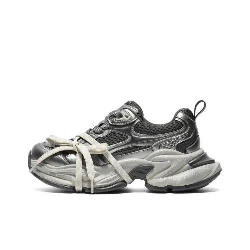 BELLE Дышащие Низкие Кеды с Толстой Подошвой Женские