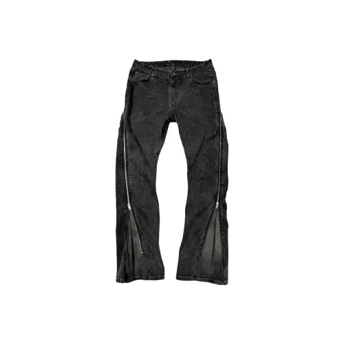 EODUP Темно-серый Мужские Джинсы