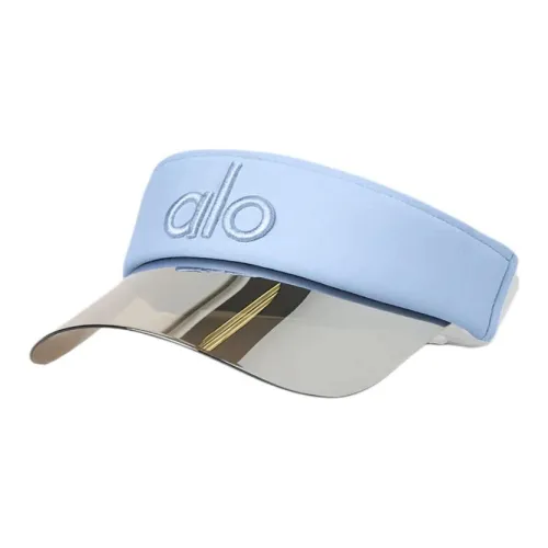 Alo Yoga Полиэстер UV-защита Головные уборы Унисекс Ракушечно-синий