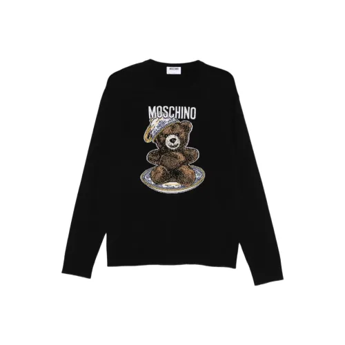 MOSCHINO Мужские черные свитшоты