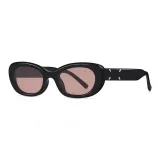 Черная оправа с чайными линзами (стандартный размер линз)