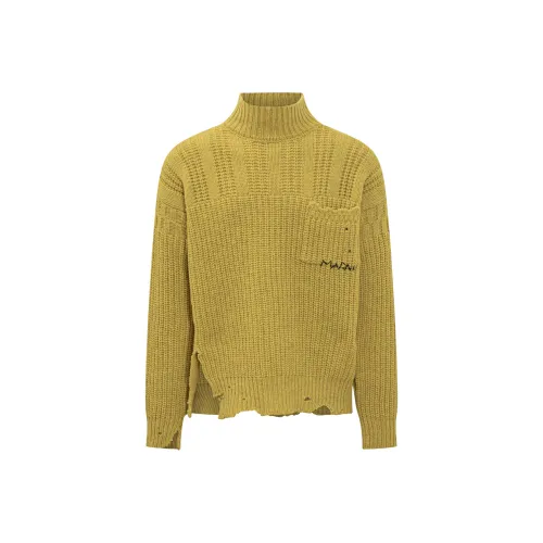 MARNI Желтые Мужские Свитера
