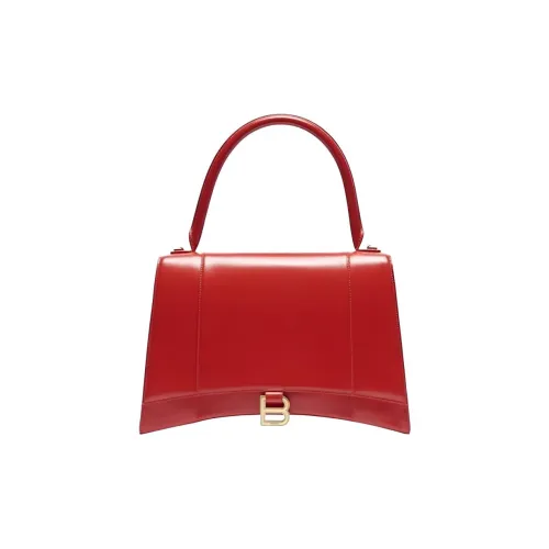 Balenciaga HOURGLASS Телячья кожа Сумка Средний Женские Красный