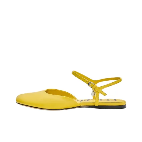 LOEWE Toy Женские повседневные туфли Желтые Женские