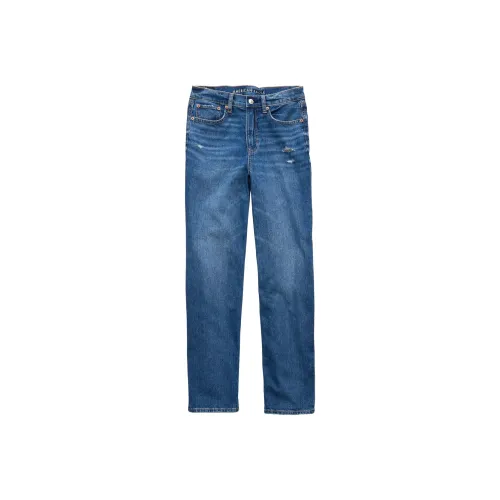 AMERICAN EAGLE Синие Женские Джинсы