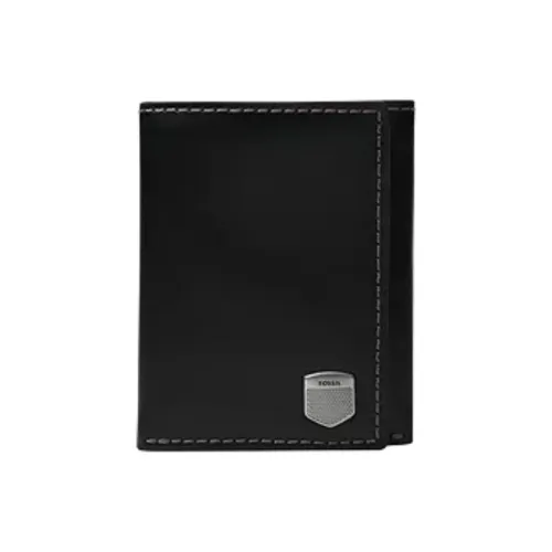 FOSSIL Кожа Кошелек Унисекс Черный