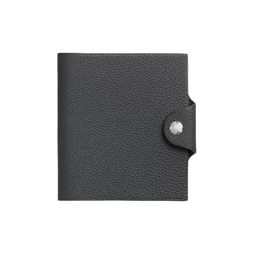 HERMES Ulysse Телячья кожа Защитный чехол Мини Унисекс H0 Misty Серый