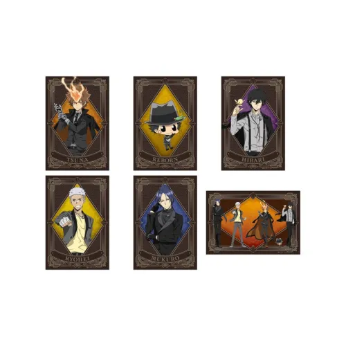 March·Monster Дом Tutor Дом Tutor Комикс Дом Tutor HITMAN REBORN Black Business Suit Collection Фотокарточки