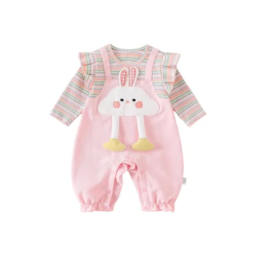 XiaoJinBu Розовый Детский Комбинезон / Ползунки