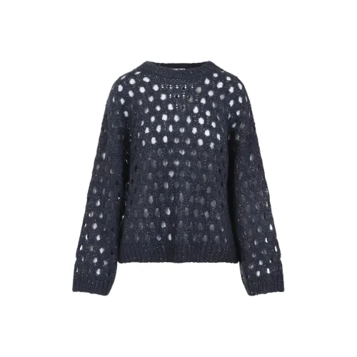 BRUNELLO CUCINELLI Трикотаж Женский Темно-синий