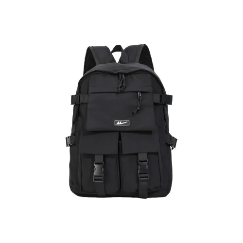 Warrior Нейлоновый рюкзак унисекс черного цвета