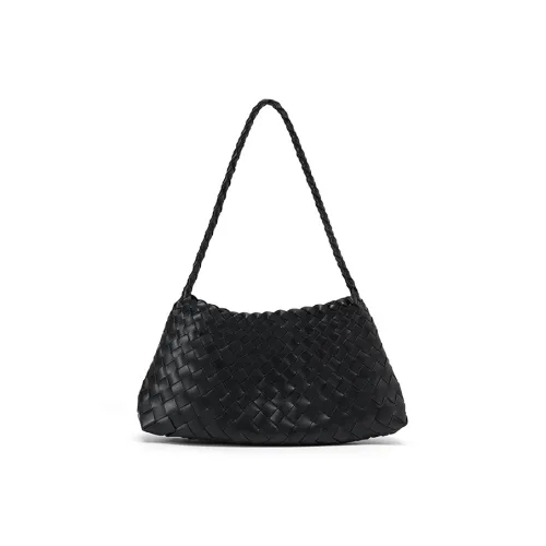 COCOEVA Первый слой Растительное дубление Сумка на плечо Стандартная Женская Черный Белый