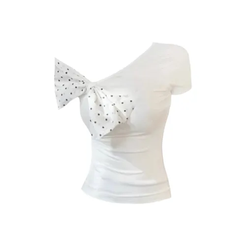 POPO.INFO Белые Женские Футболки