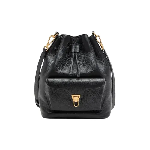 COCCINELLE Beat Кожа Плечевая сумка Женская Черная