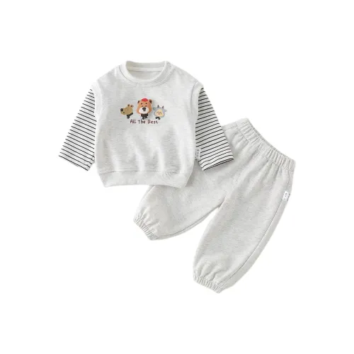 XiaoJinBu Повседневная спортивная одежда 2 предмета комплект для малышей и детей дошкольного возраста