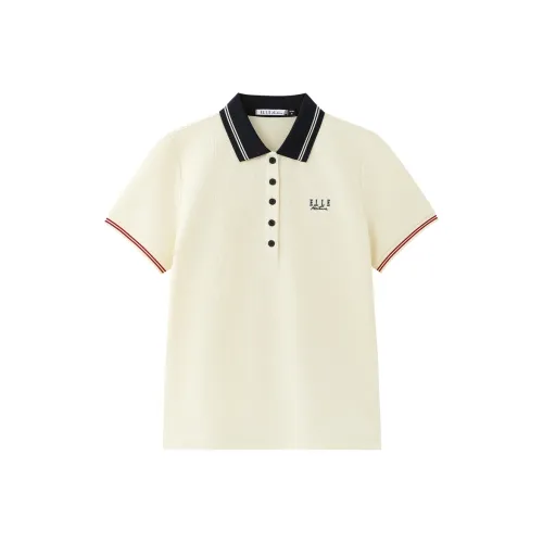 ELLE Active Бежево-желтые Женские Поло