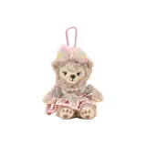 Розовое платье с клетчатым узором и бахромой