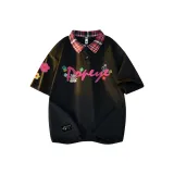 Чёрный / Красный в клетку