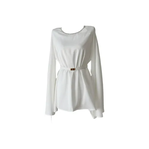 MTHE Белая Верхняя одежда Женские Рубашки