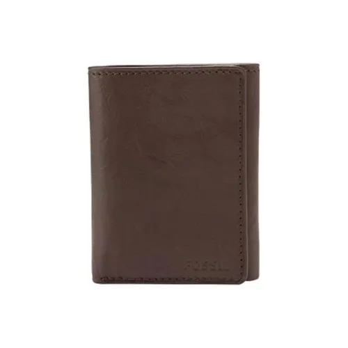 FOSSIL Кожа Кошелек Унисекс Коричневый