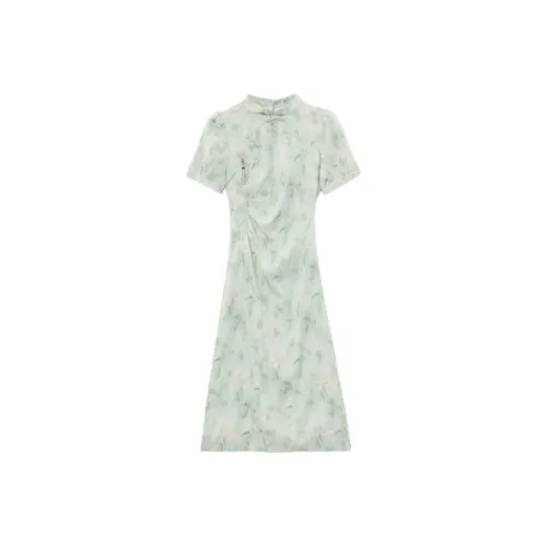 INNI Короткое платье с короткими рукавами женское