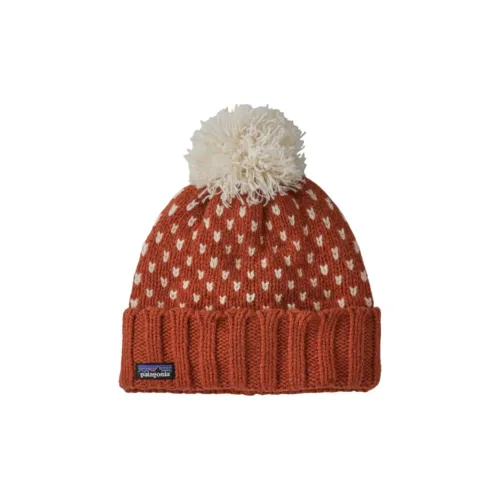 Patagonia Переработанная шерсть Шапки-бини Женские Красный