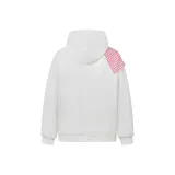 Бело-розовый в клетку