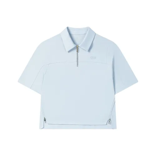 FILA Milano Series Лазурь Дымчато-синий Женские Поло