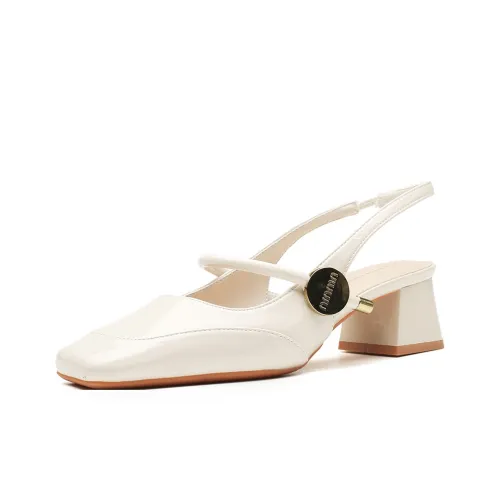 GOSO Грубый каблук Высокие каблуки Женские Белые