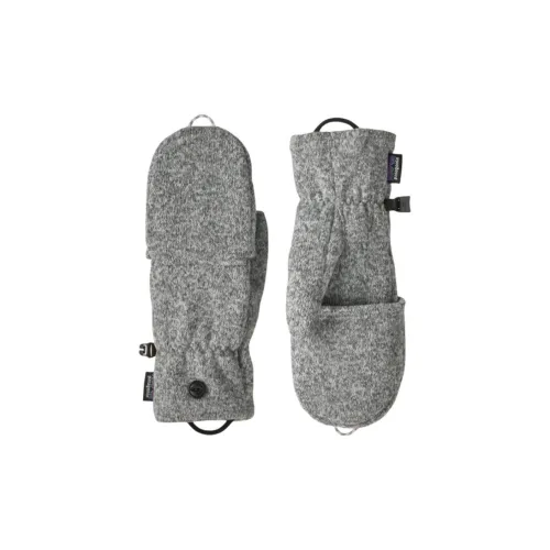 Patagonia Переработанный полиэстер Трикотажная ткань Wool Knit Перчатки Женские Серый