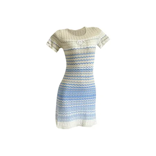 GORGEOUSIDEA Летнее Короткое Платье с Короткими Рукавами Женское